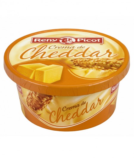 Crema de queso Cheddar 125g Reny Picot pasta con queso cheddar