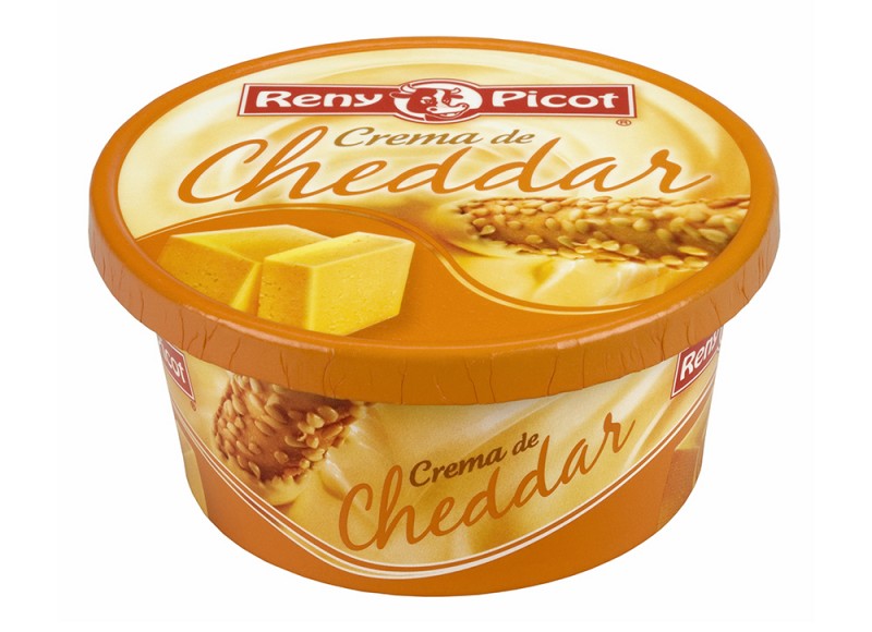 Crema de queso Cheddar 125g Reny Picot pasta con queso cheddar