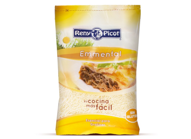 emmental rallado 60gr reny picot para pastas recetas faciles