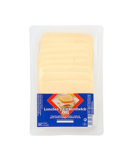 Fatias de queijo para sanduíche Krol 200g