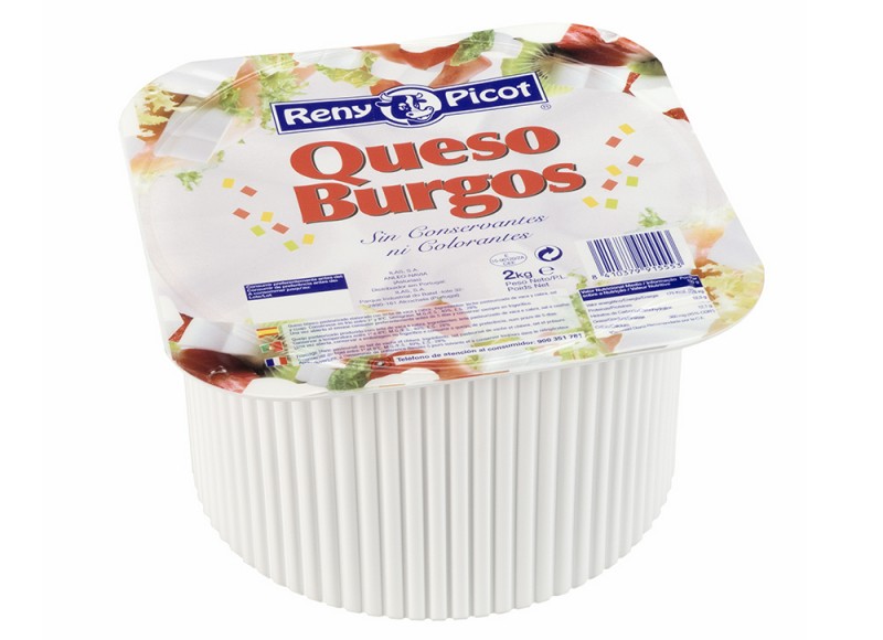 Queso Burgos 2kg Reny Picot Queso fresco semigraso