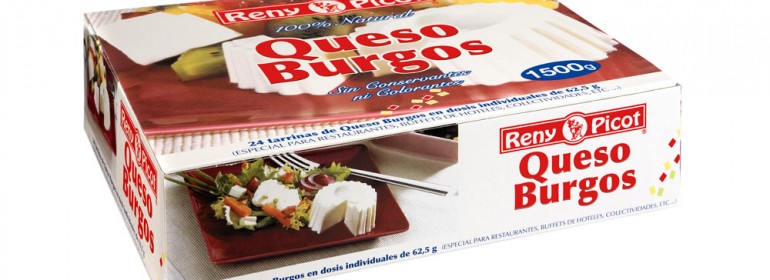 Queso Burgos 24 tarrinas individuales en caja Reny Picot
