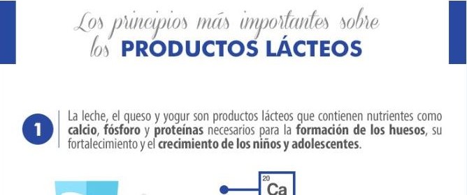 Principios más importantes sobre los productos lácteos