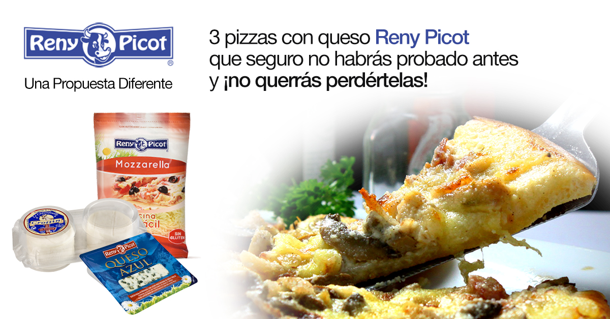 pizzas con queso Reny Picot