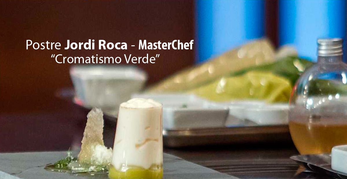 Postre Jordi Roca - MasterChef