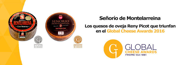Reconocimiento al queso de oveja Señorío de Montelarreina en el concurso Global Cheese Award
