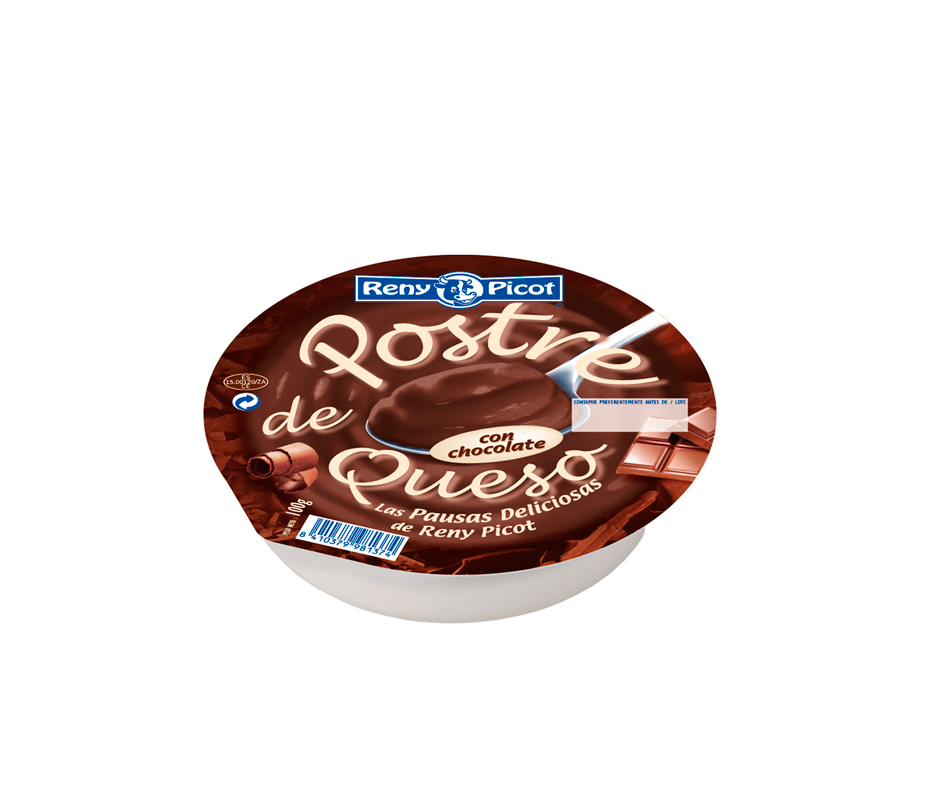 Postre de queso chocolate