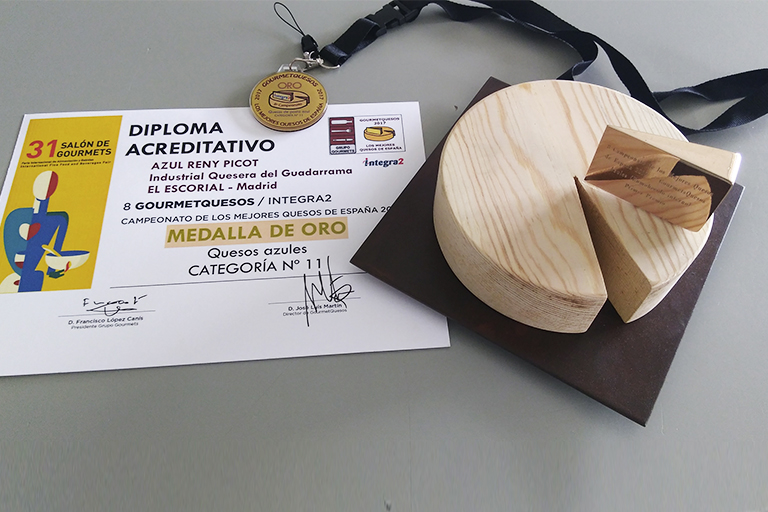 Queso Azul Reny Picot medalla de oro en el GourmetQuesos 