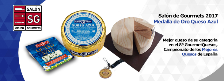 Queso Azul Reny Picot, medalla de oro en el GourmetQuesos