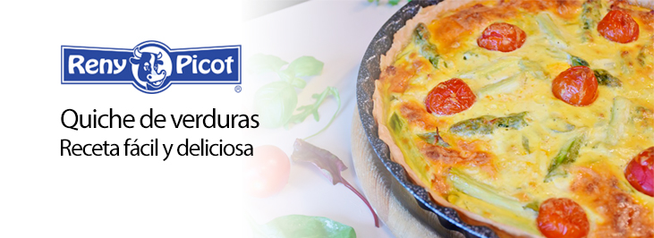 Quiche de verduras y queso Reny Picot