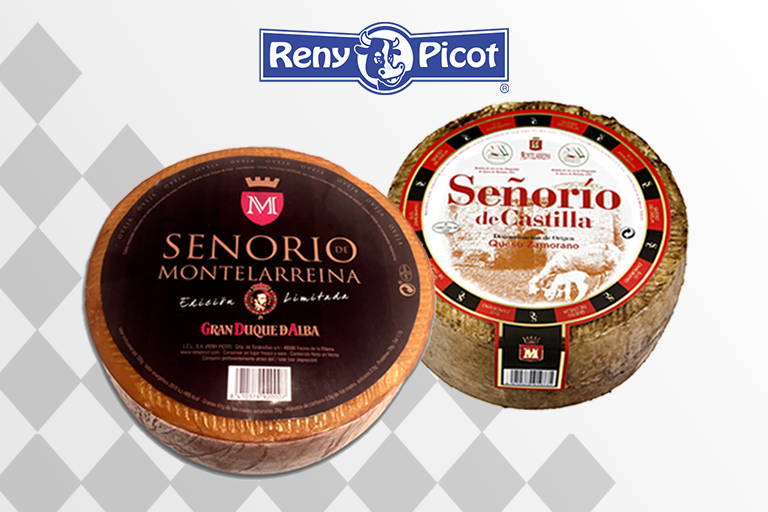 Quesos de oveja premiados en el Global Cheese Awards 2017 senorio de montelarreina gran duque de alba y senorio de castilla reny picot