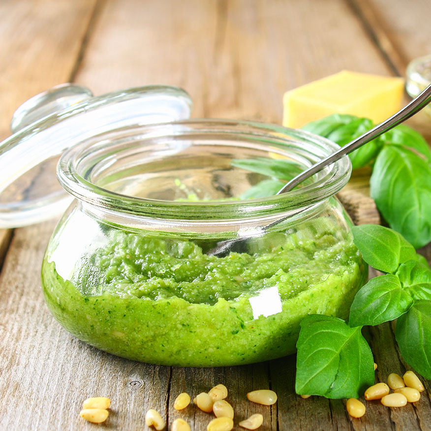 Pesto de queso de cabra