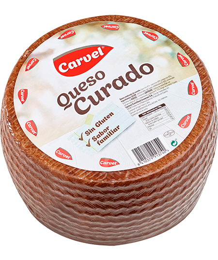 Pieza de queso curado